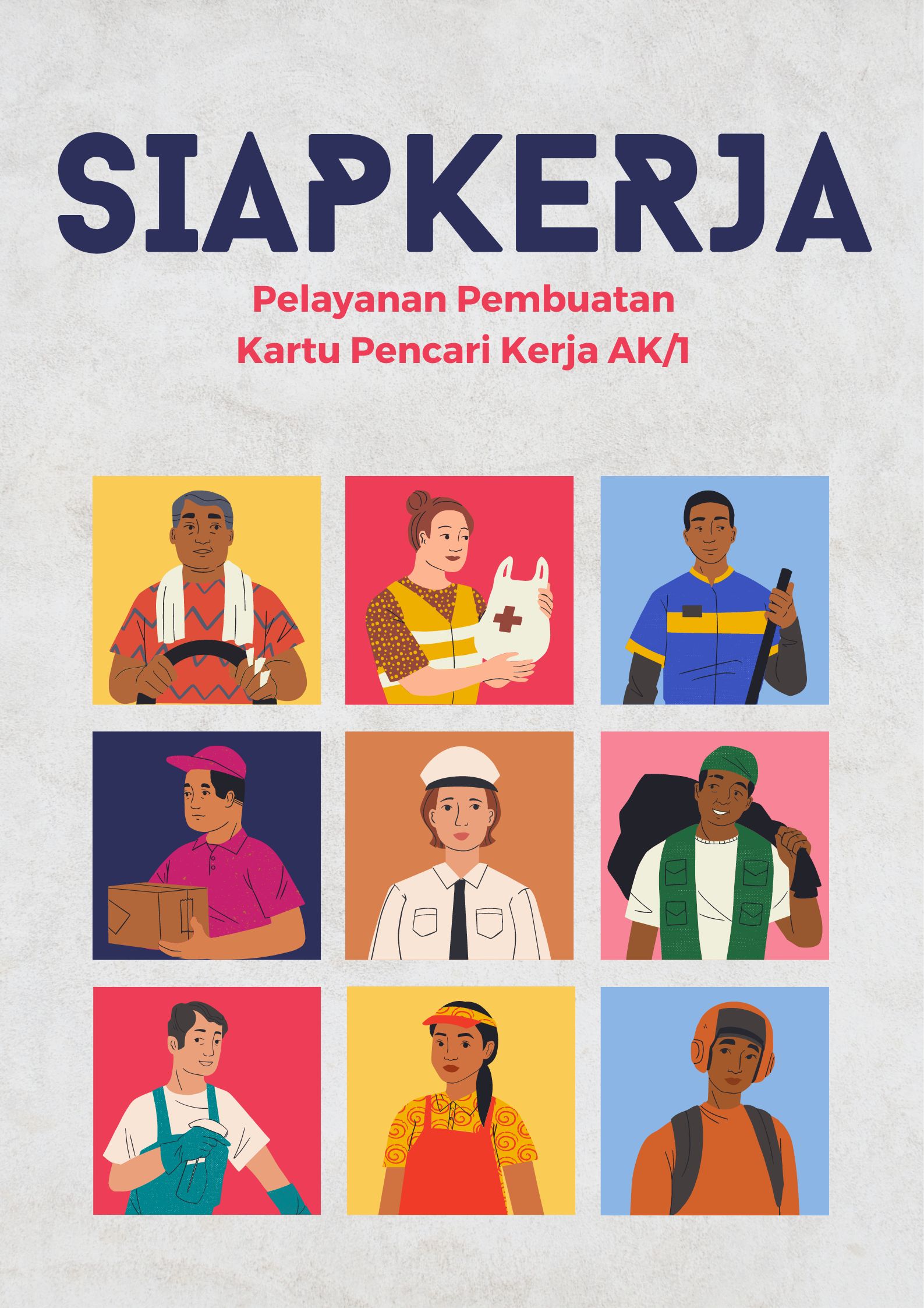 Pembuatan Baru / Perpanjangan Kartu AK.1 Dinas Tenaga Kerja